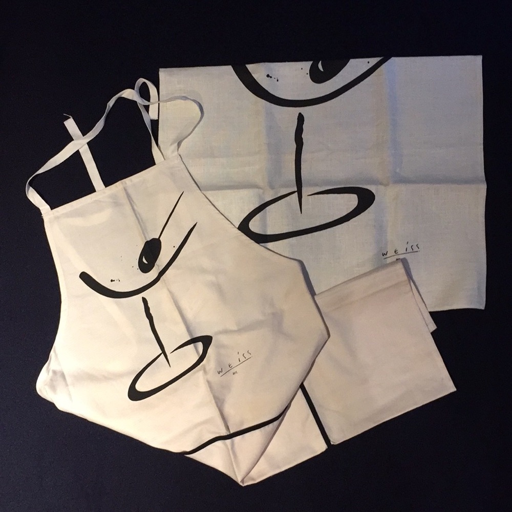 TeaTowel and Apron, martini design from Weiss Art